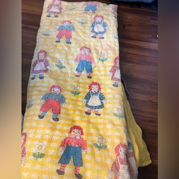 Vintage Bedding Vintage Raggedy Ann Andy Sleeping Bag Poshmark